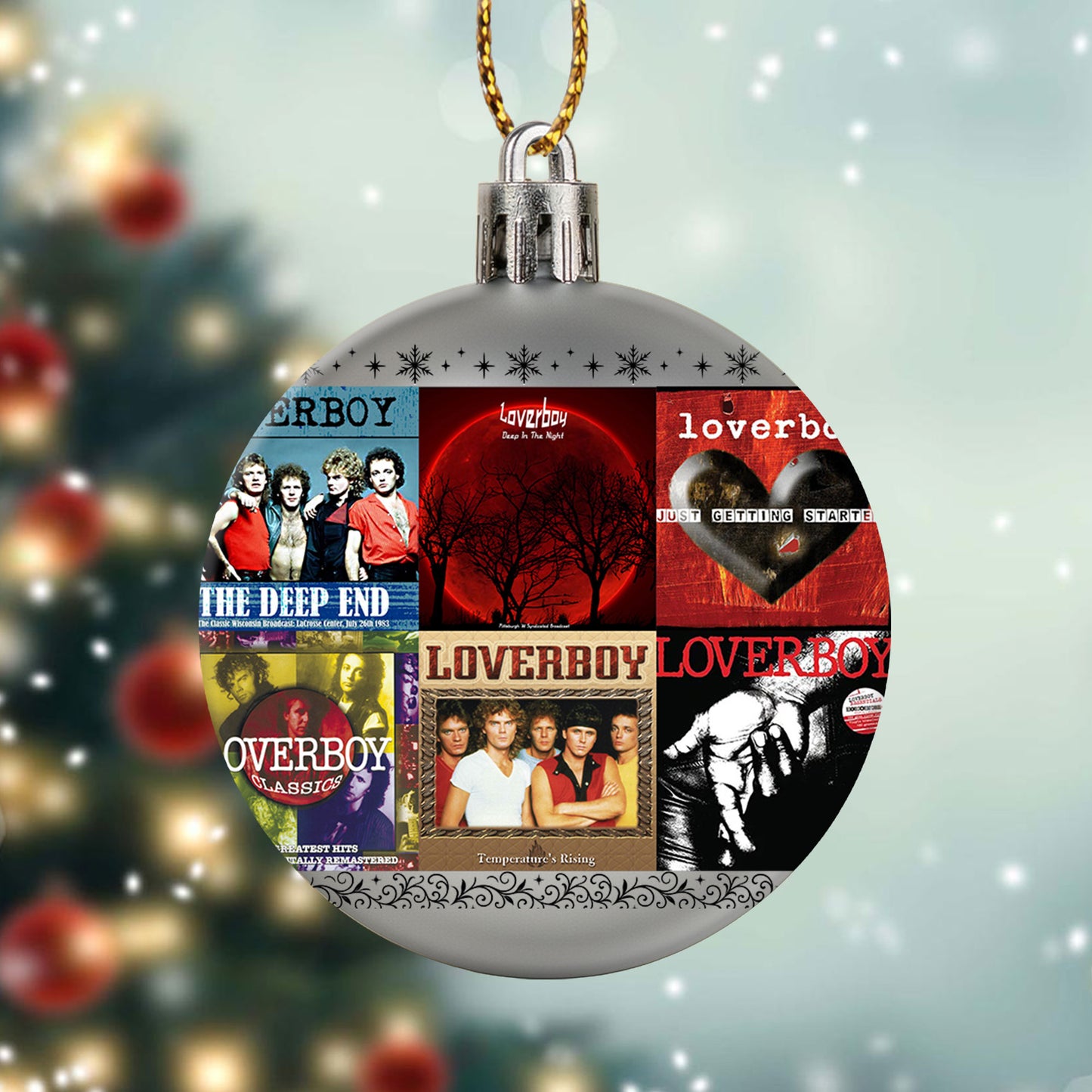 Loverboy Ball Ornament – Classic Rock Passion