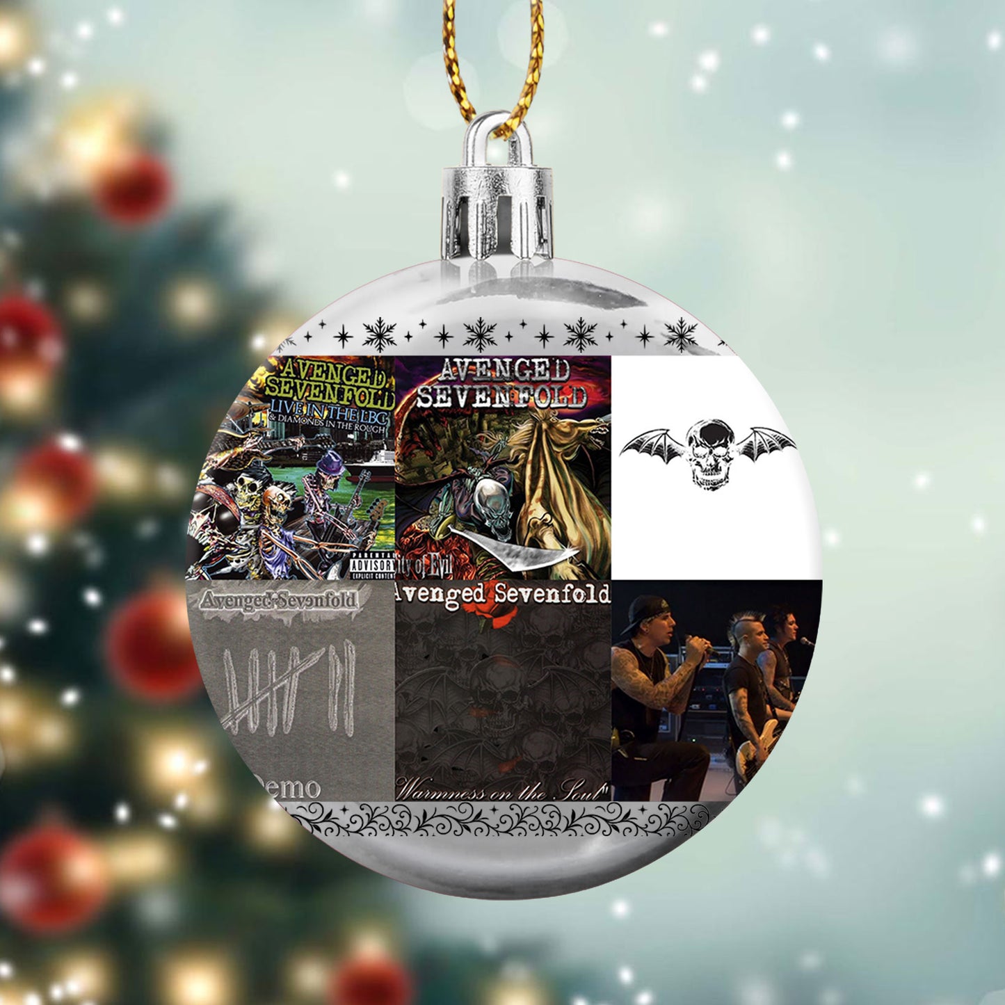 Avenged Sevenfold Ball Ornament – Metal Majesty for the Holidays