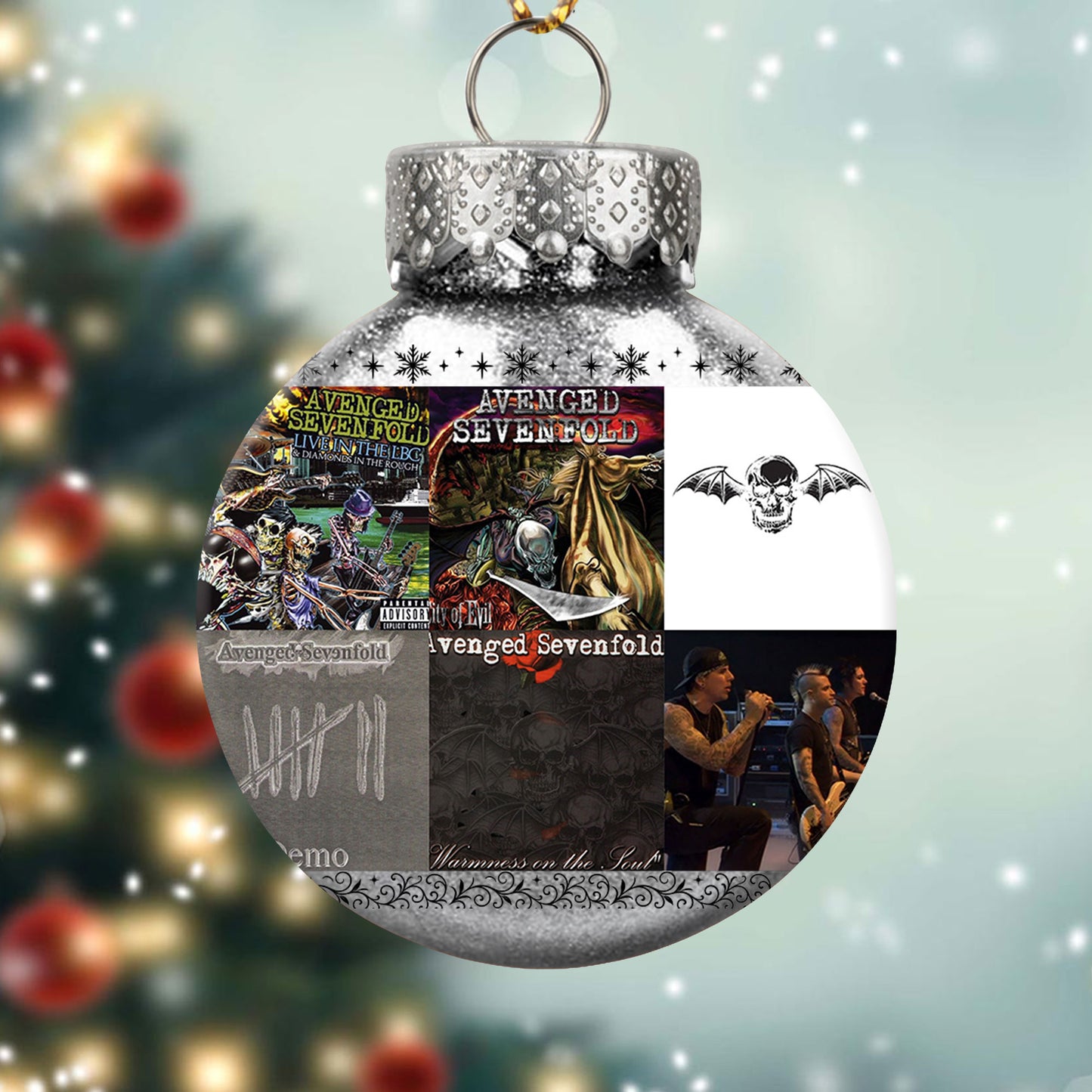 Avenged Sevenfold Ball Ornament – Metal Majesty for the Holidays