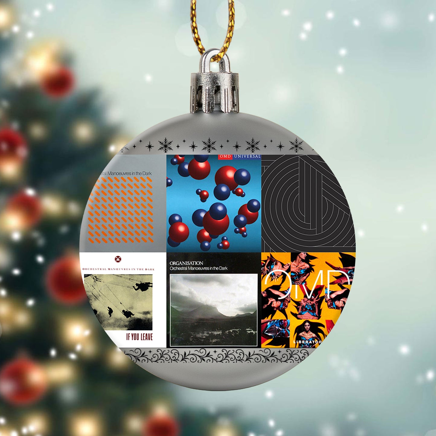 OMD Ball Ornament – A Perfect Christmas Gift for Synthpop Lovers