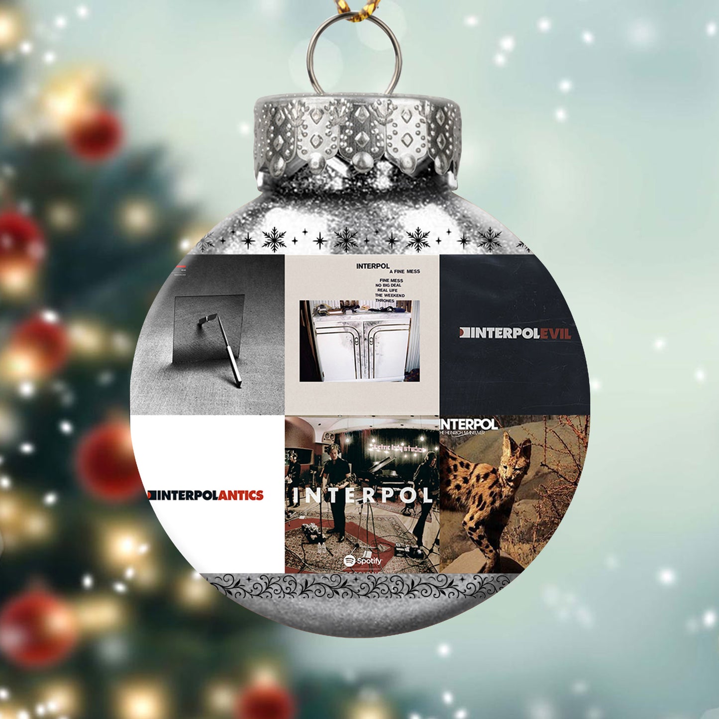 Interpol Ball Ornament – Celebrate the Cool Edge of Indie Rock