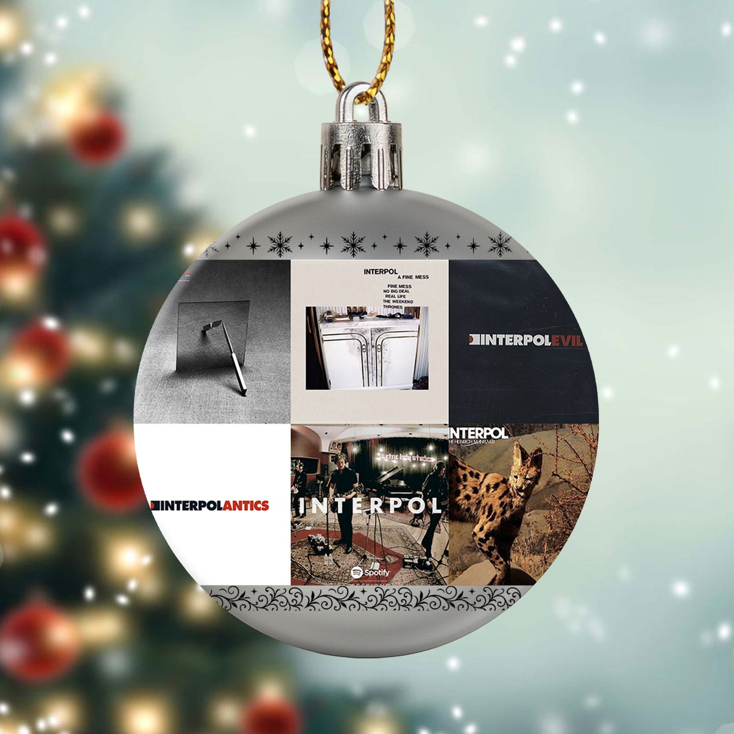 Interpol Ball Ornament – Celebrate the Cool Edge of Indie Rock