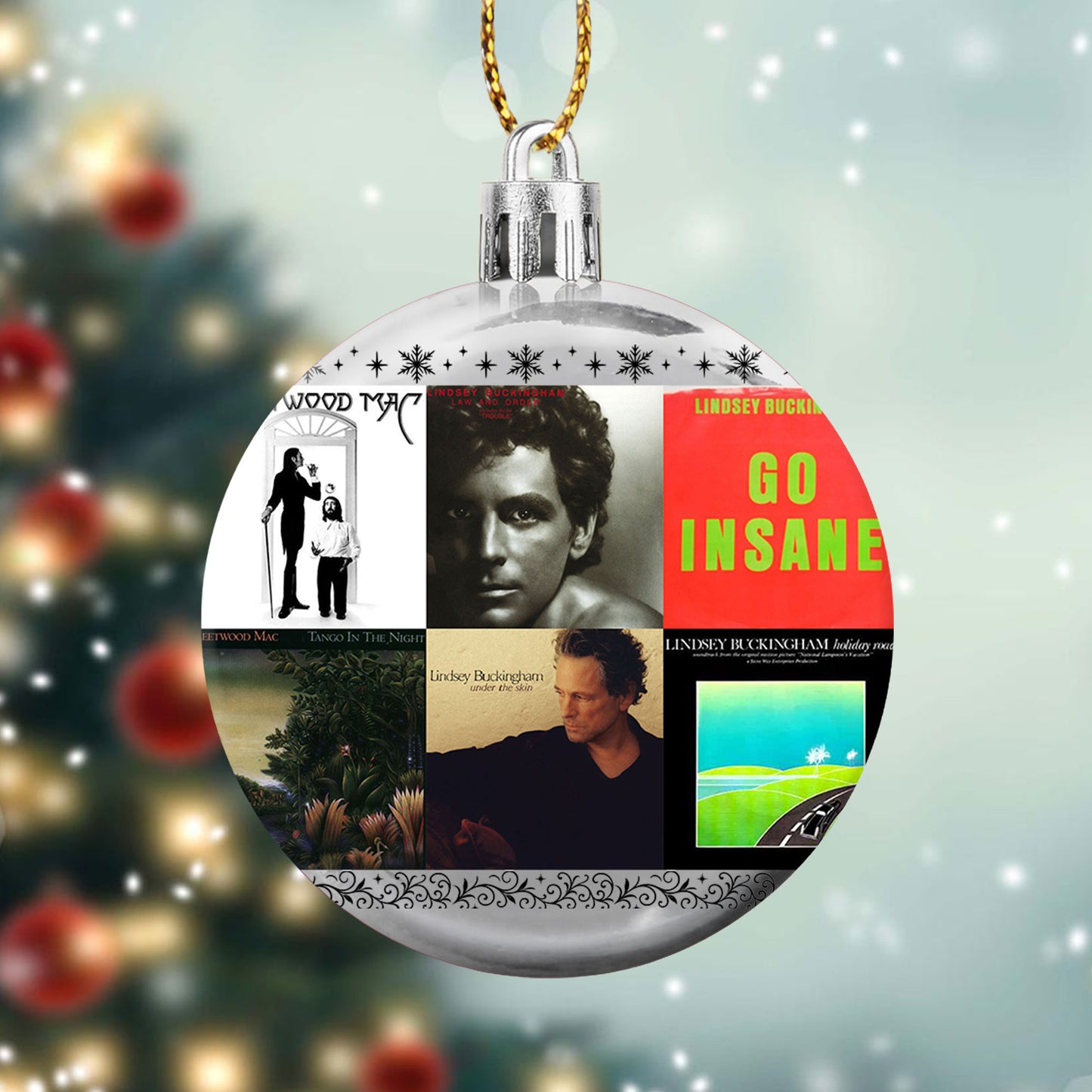Lindsey Buckingham Ball Ornament – Timeless Melodic Craftsmanship