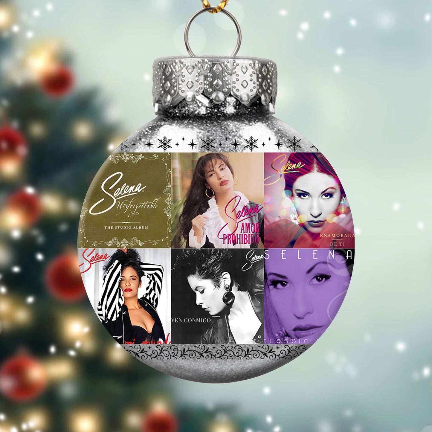 Selena Ball Ornament – A Heartfelt Christmas Gift for True Fans