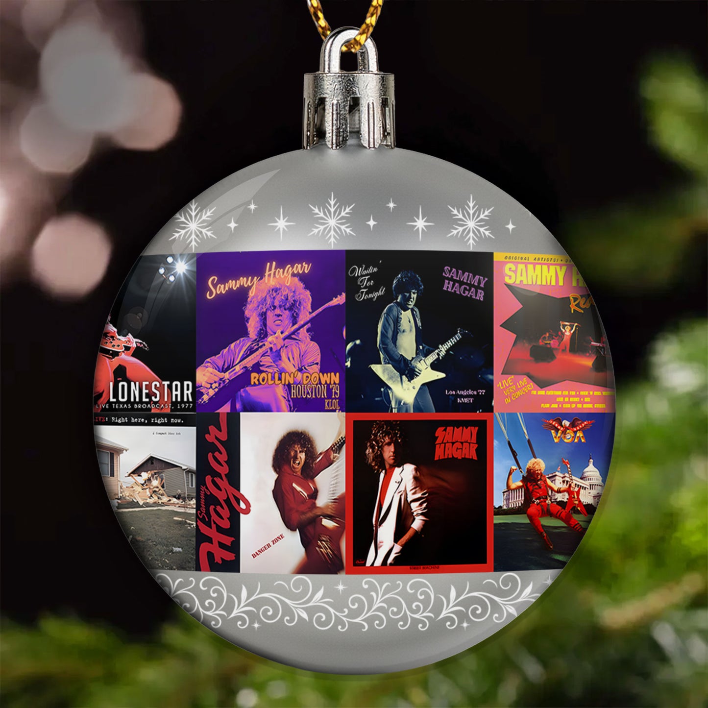 Sammy Hagar Ball Ornament – Rocking the Holidays with the Red Rocker Spirit