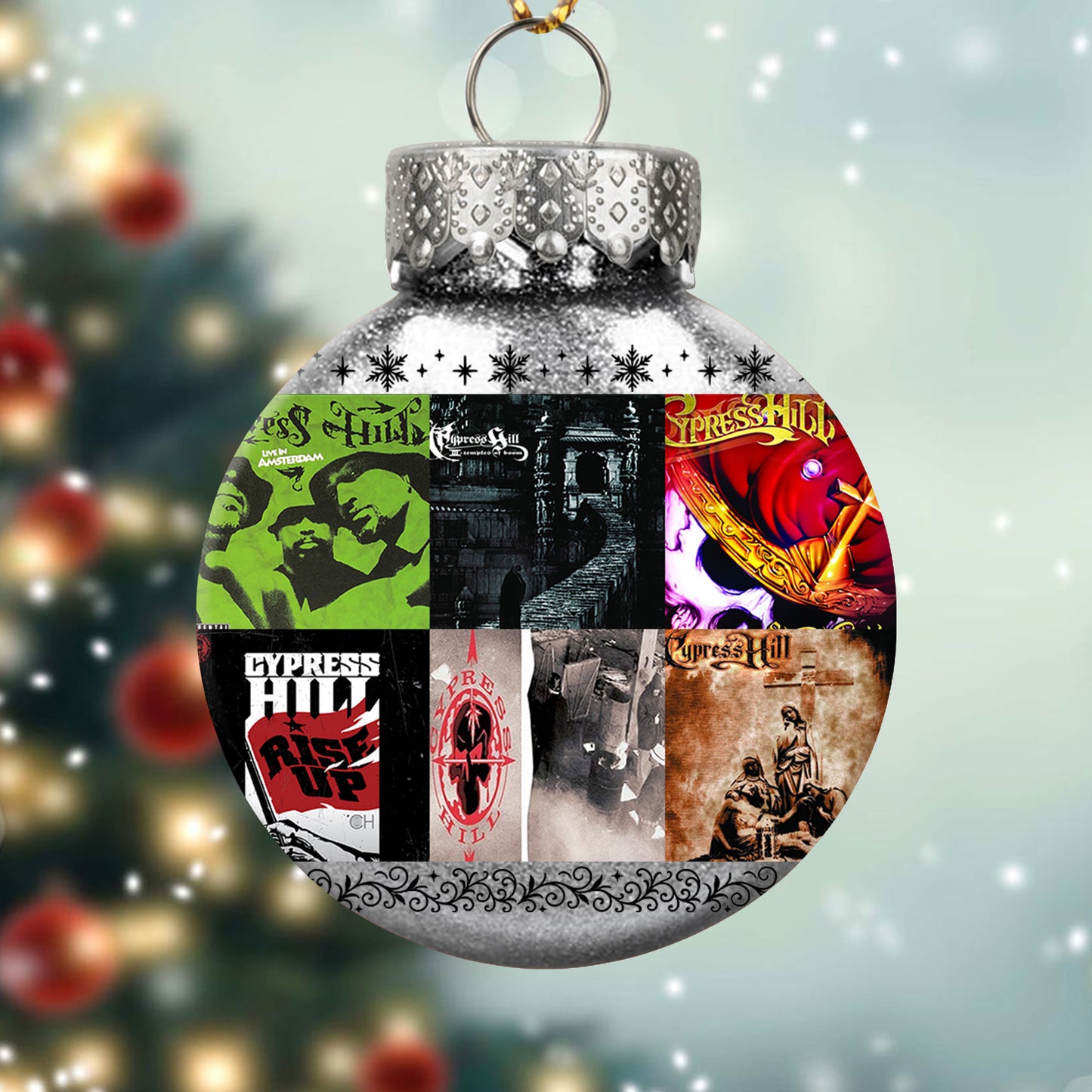 Cypress Hill Album Covers Christmas Ball Ornament