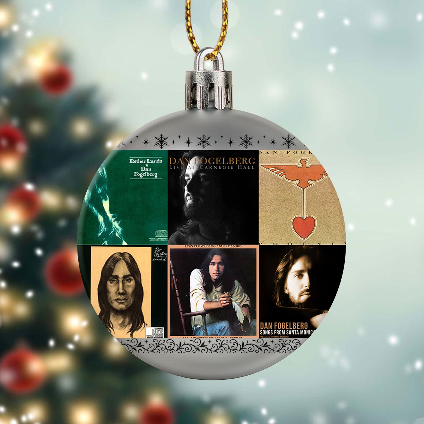 Dan Fogelberg Ball Ornament – Timeless Melodies for a Peaceful Christmas