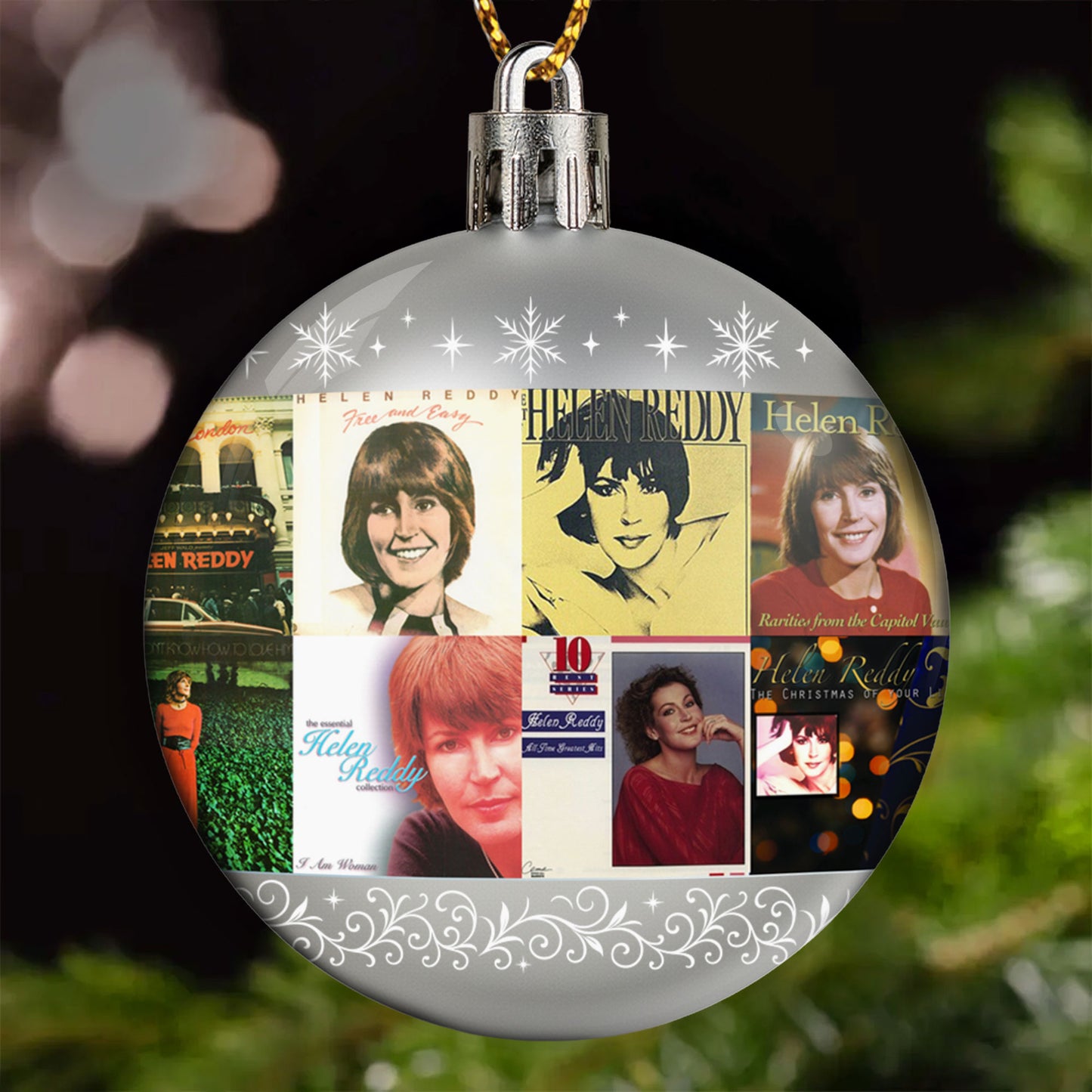 Helen Reddy Ball Ornament – A Touch of Classic Grace for the Holidays