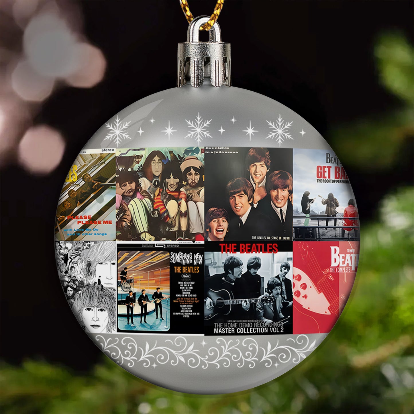 The Beatles Ball Ornament – A Legendary Tribute to Timeless Music