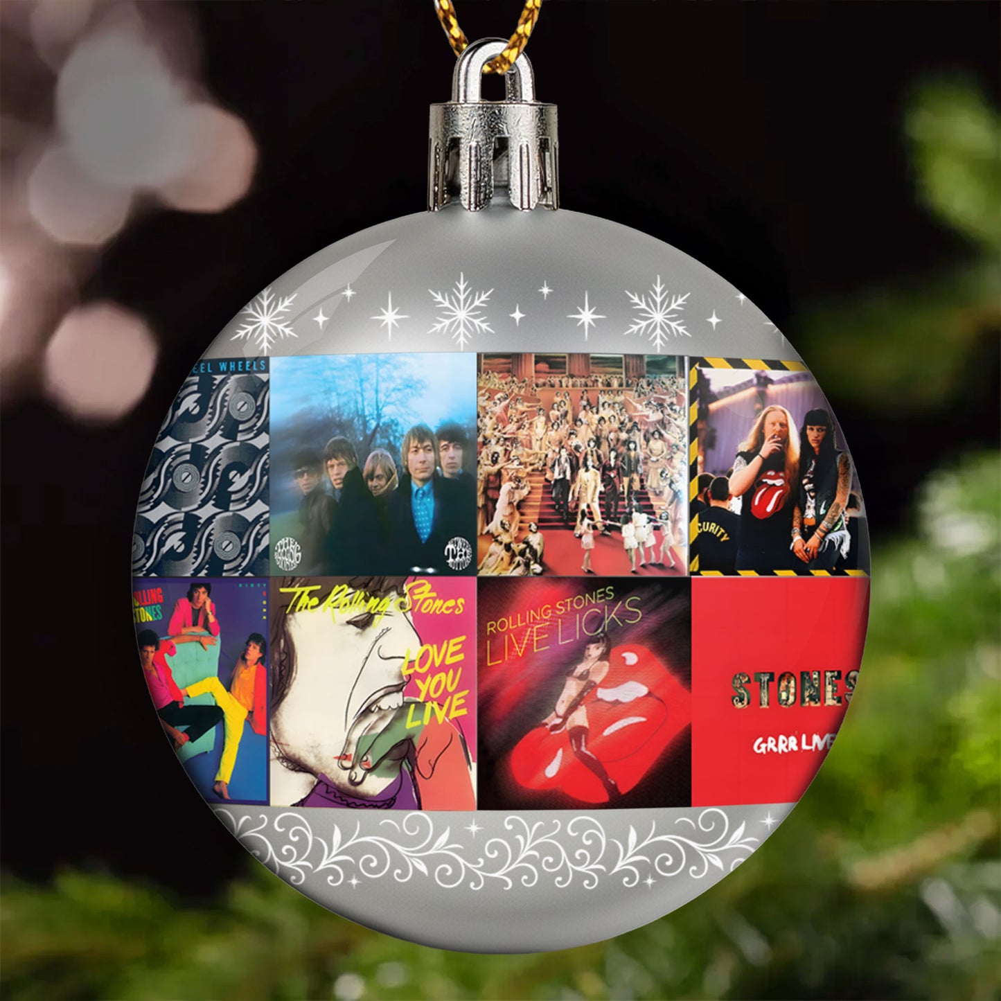 The Rolling Stones Ball Ornament – Rock ’n’ Roll Royalty for Your Tree