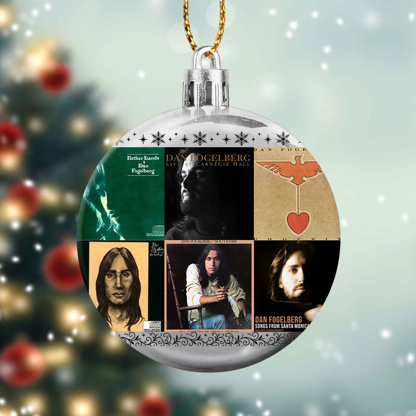Dan Fogelberg Ball Ornament – Timeless Melodies for a Peaceful Christmas