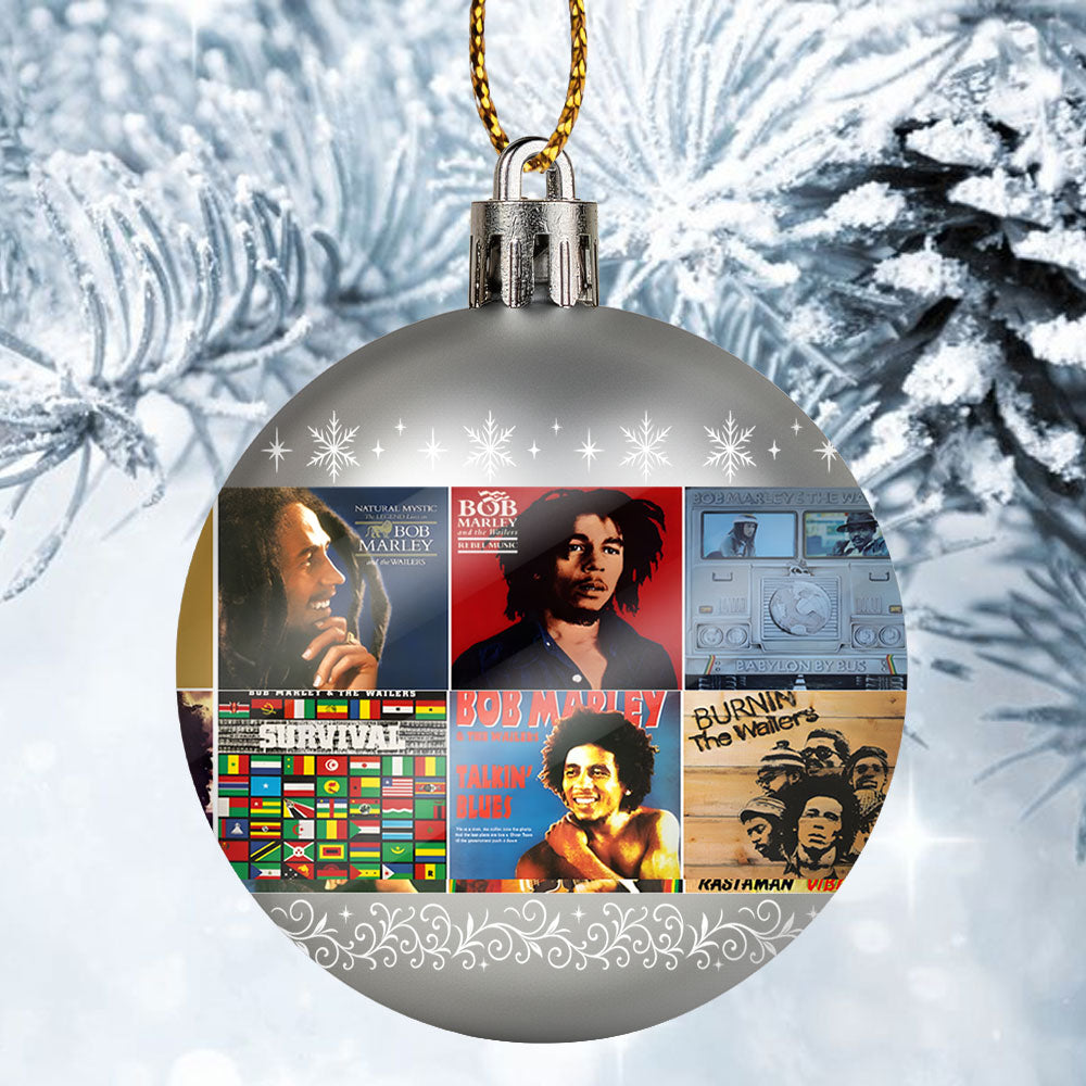 Bob Marley Ball Ornament – A Reggae Spirit of Peace, Love, and Holiday Harmony