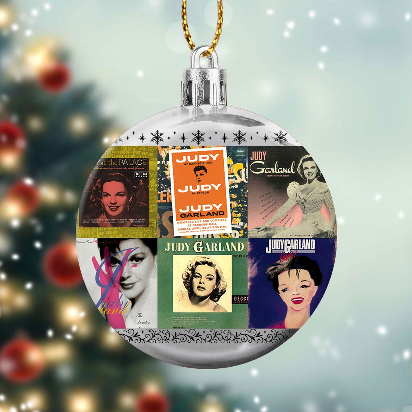 Judy Garland Ball Ornament – A Tribute to Timeless Hollywood Magic