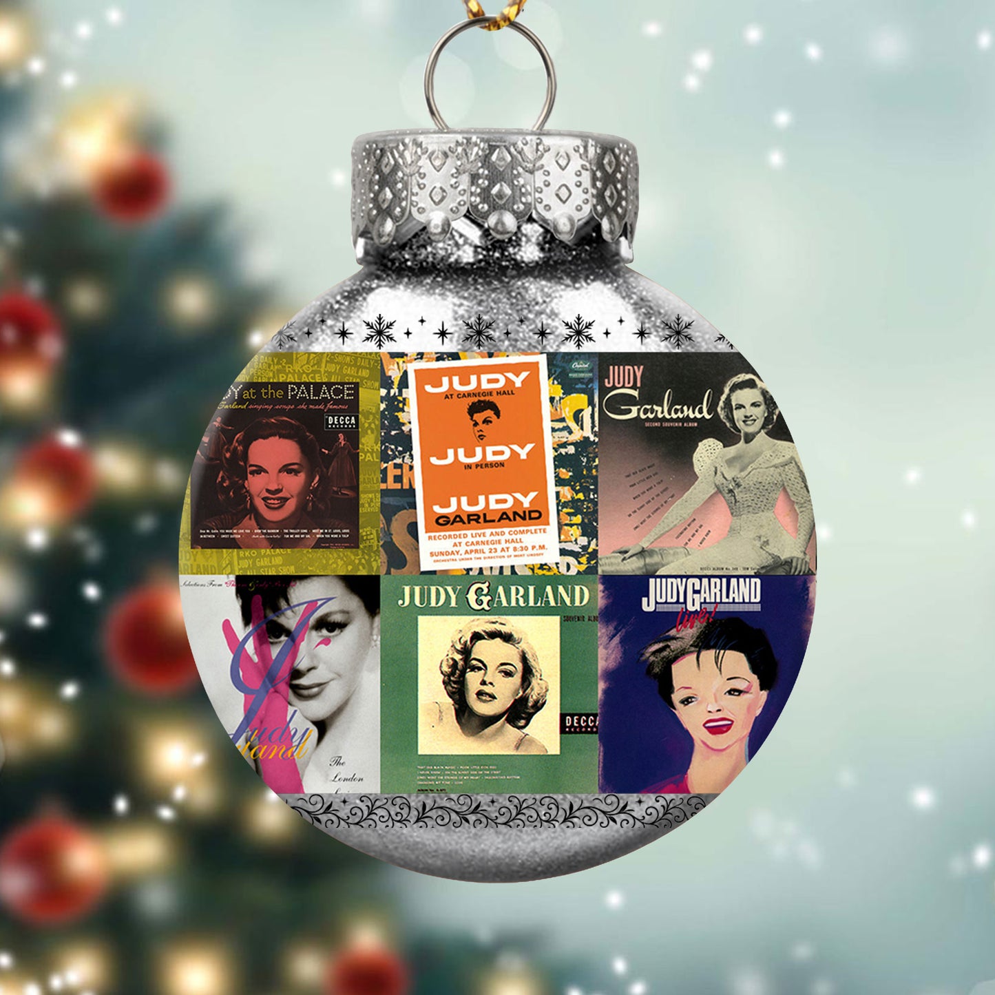 Judy Garland Ball Ornament – A Tribute to Timeless Hollywood Magic