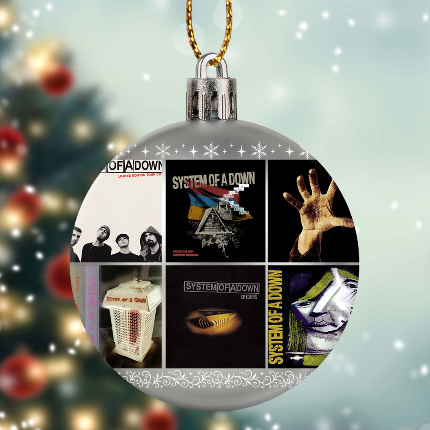 System Of A Down Ball Ornament – A Heavy Metal Masterpiece for Your Tree