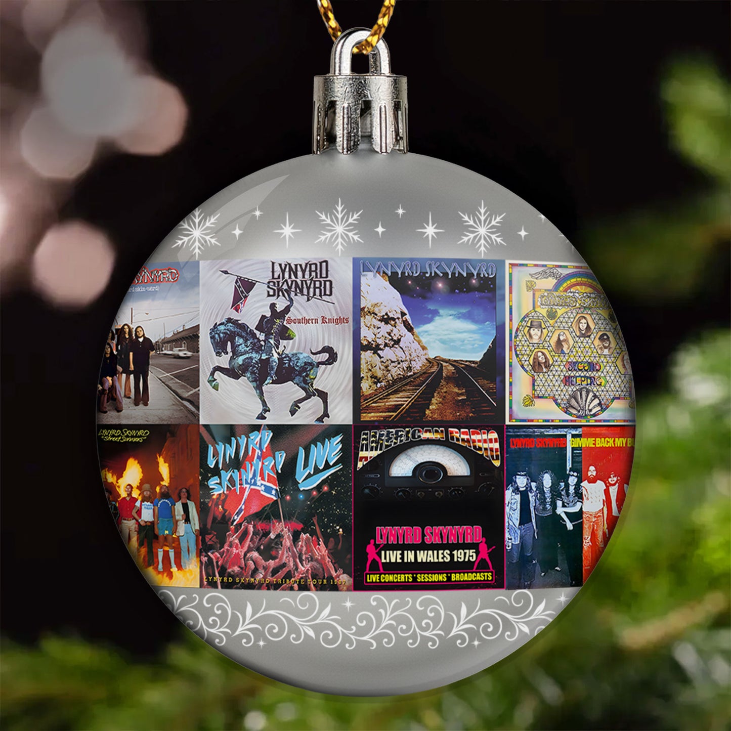 Lynyrd Skynyrd Ball Ornament – A Southern Rock Tribute for the Holiday Season
