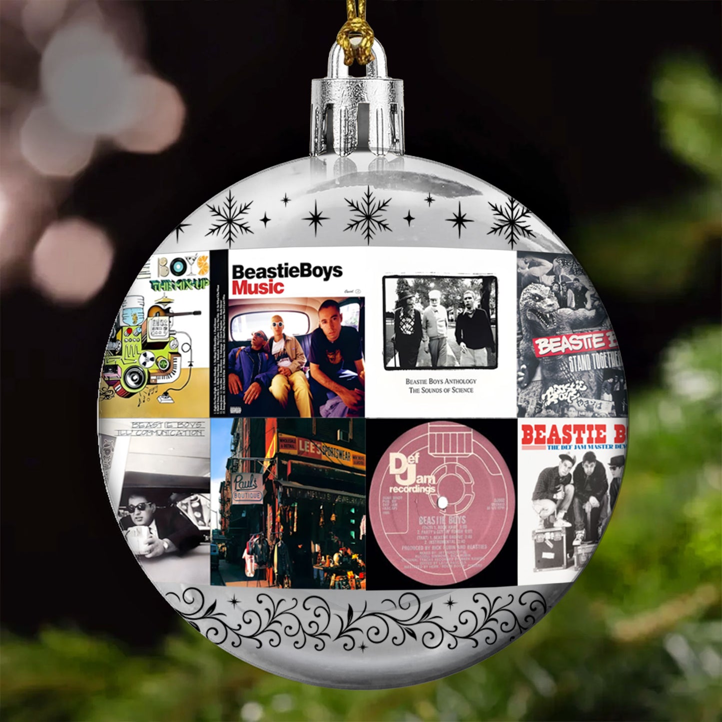 Beastie Boys Ball Ornament – A Classic Hip-Hop Twist for Your Holidays