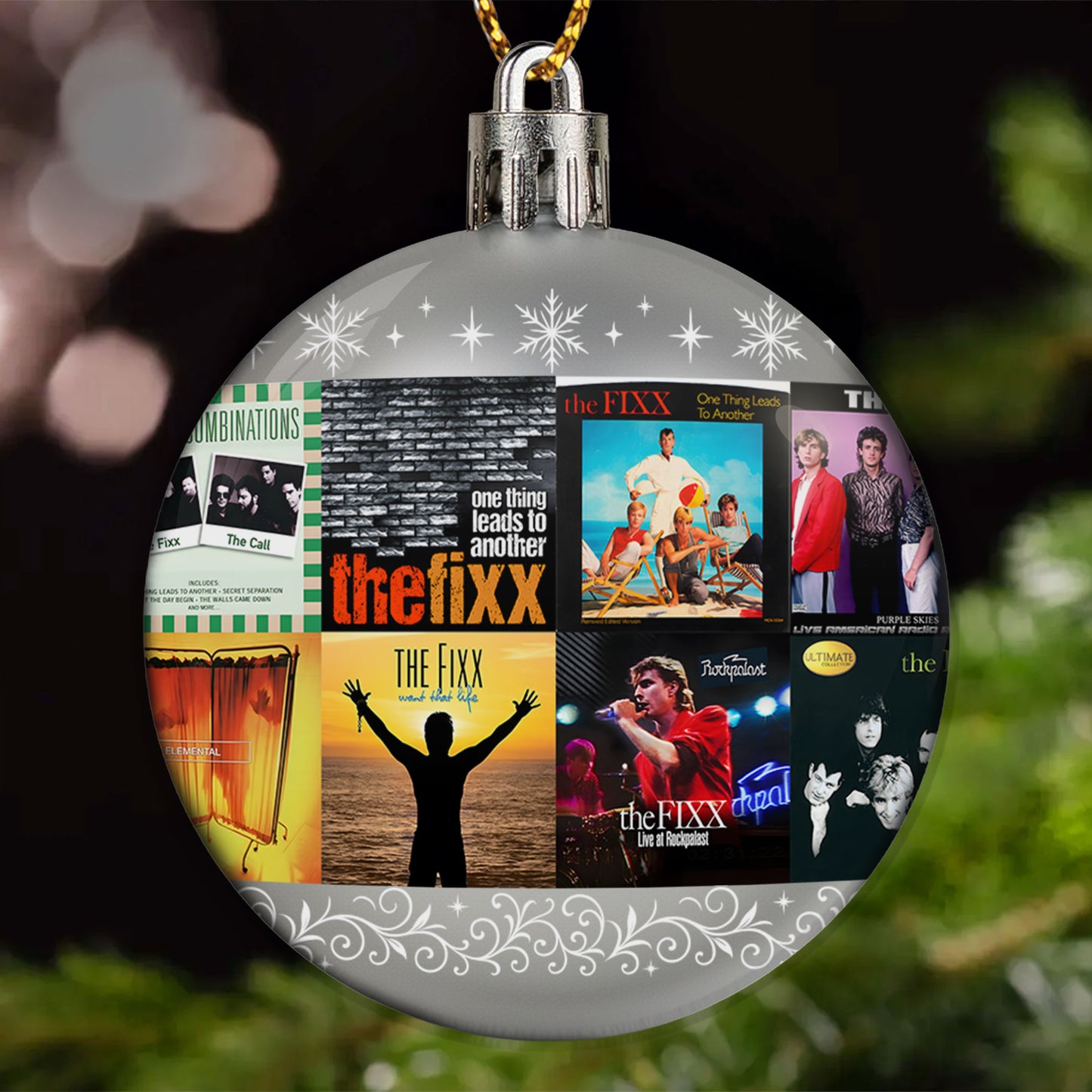 The Fixx Ball Ornament – A Retro Christmas Gift for True Music Fans