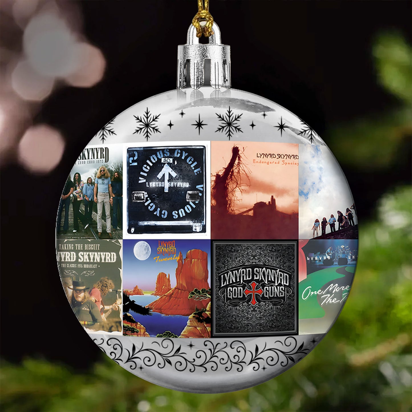 Lynyrd Skynyrd Ball Ornament – A Southern Rock Tribute for the Holiday Season