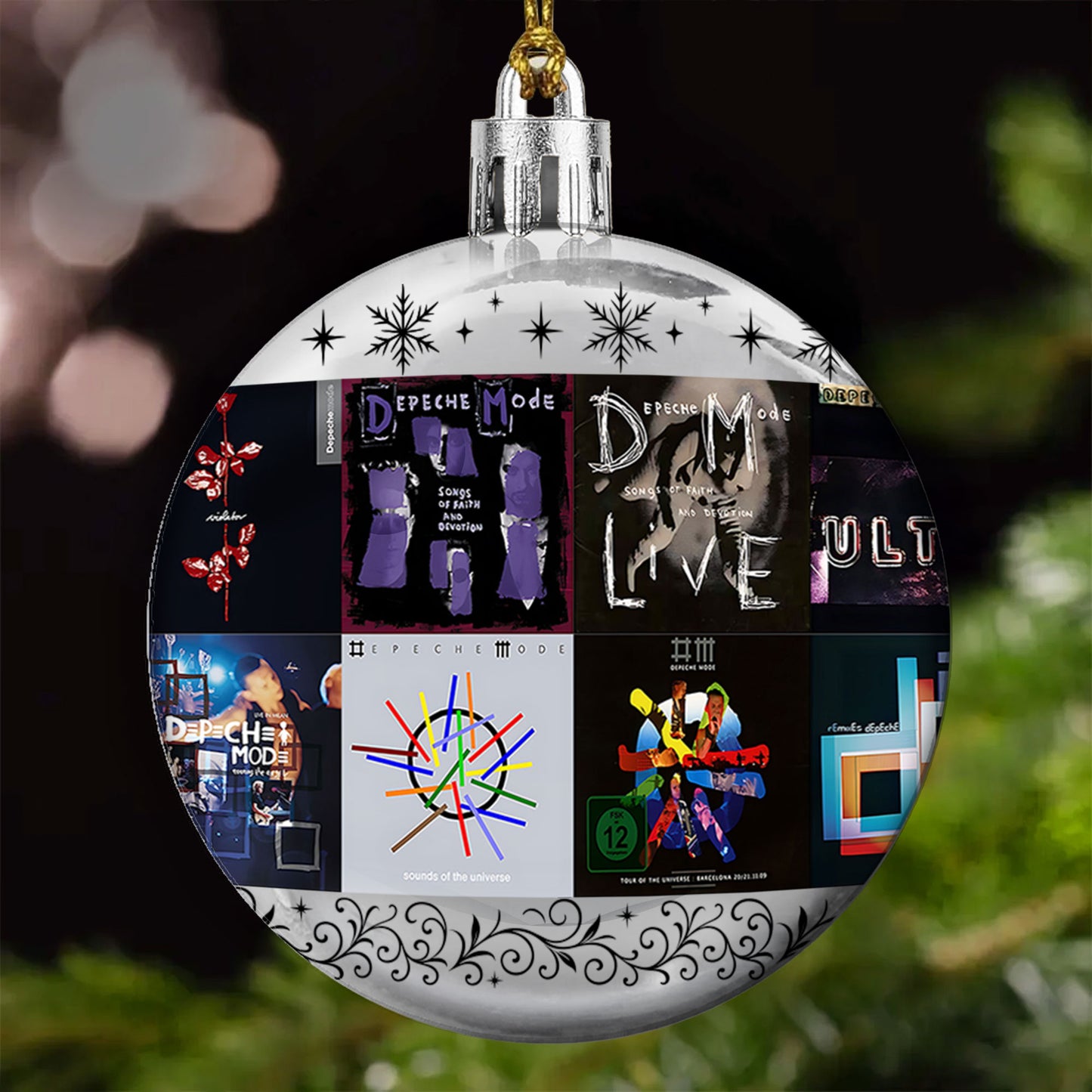Nine Inch Nails Ball Ornament – A Darkly Beautiful Tribute to Industrial Artistry