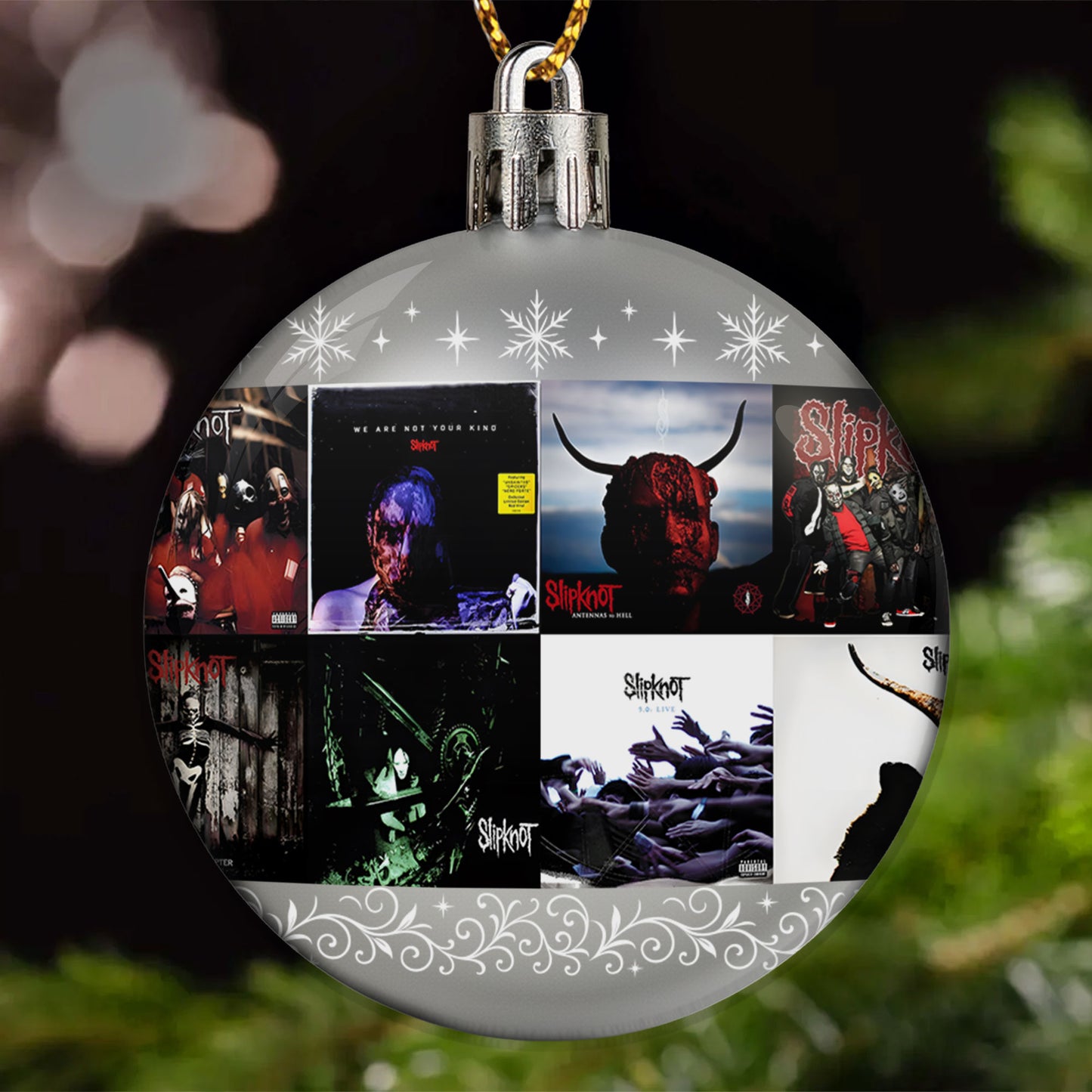 Slipknot Ball Ornament – Metal Mayhem Collection