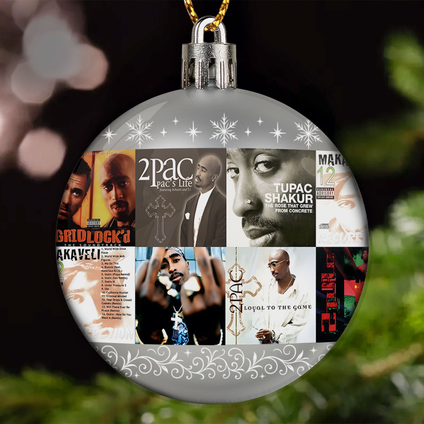 2Pac Ball Ornament – Legacy of Hip-Hop