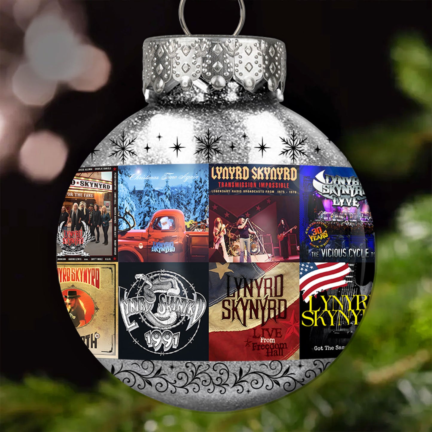 Lynyrd Skynyrd Ball Ornament – A Southern Rock Tribute for the Holiday Season