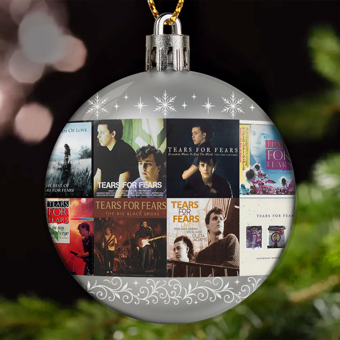 Tears for Fears Ball Ornament – Classic New Wave Collection