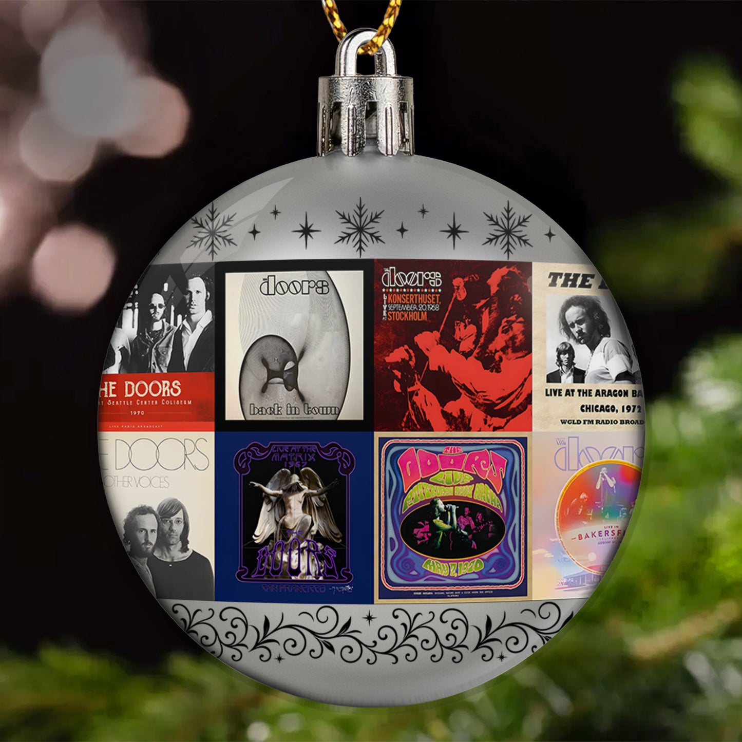 The Doors Ball Ornament – A Psychedelic Tribute to Timeless Rock