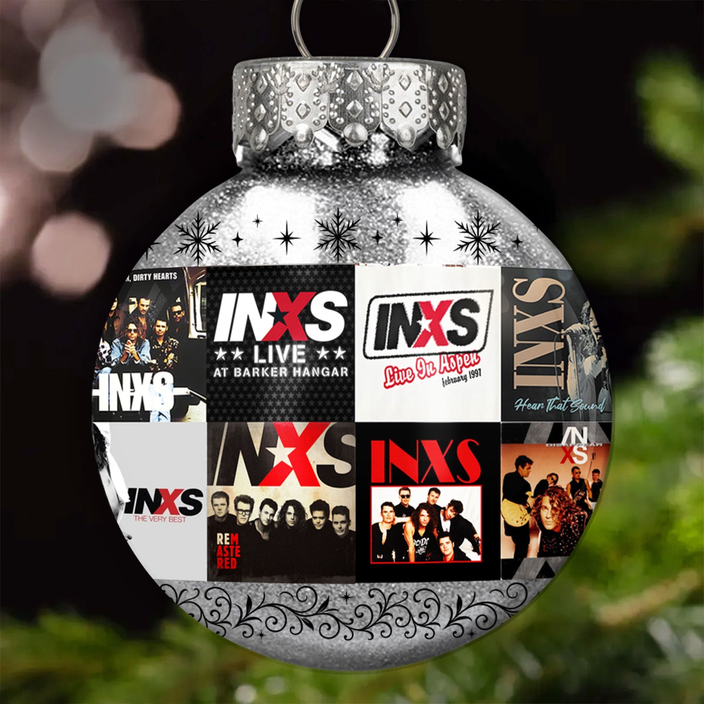 INXS Ball Ornament – Celebrate the Sound of Iconic Rock Energy