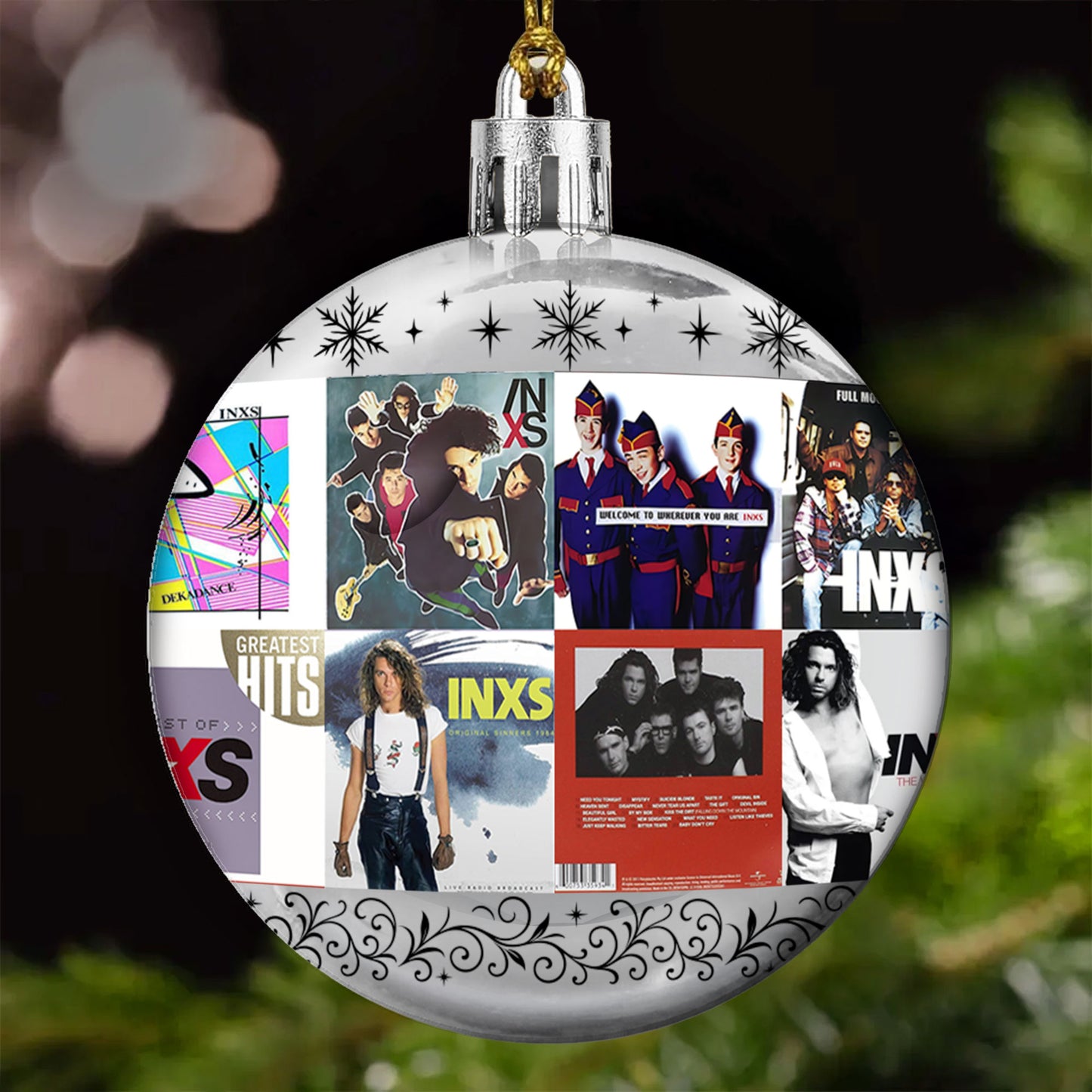INXS Ball Ornament – Celebrate the Sound of Iconic Rock Energy