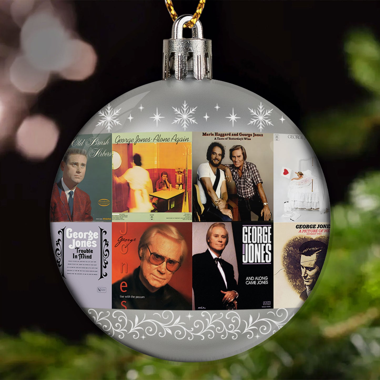George Jones Ball Ornament – Classic Country Spirit for the Holidays