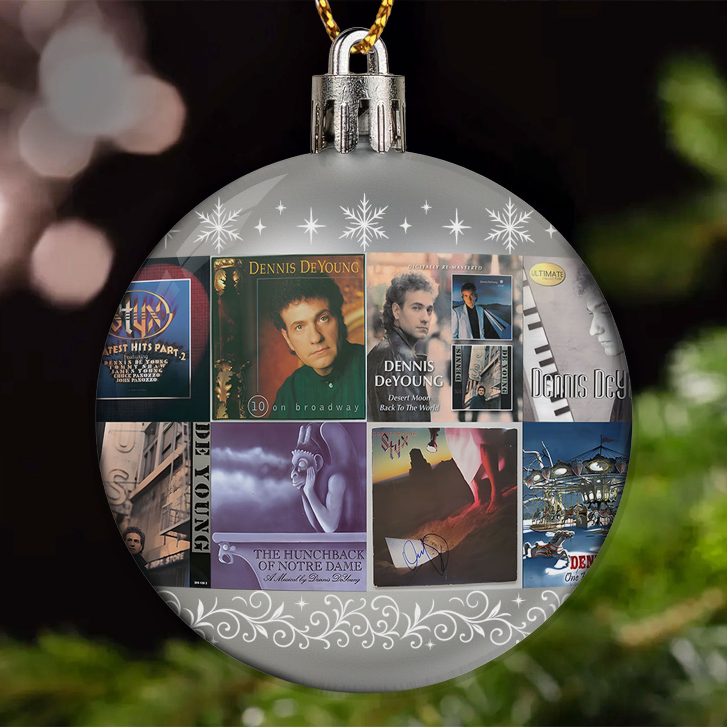 Dennis DeYoung Ball Ornament – The Voice of Styx Collection