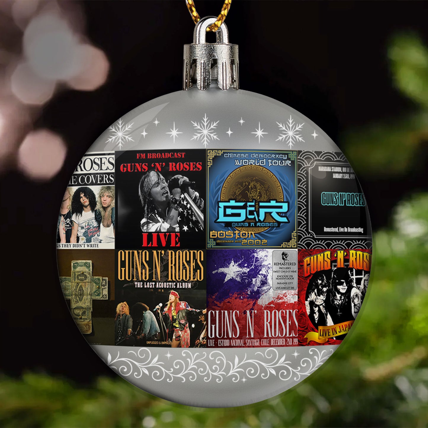 Guns N’ Roses Ball Ornament – Hard Rock Icons