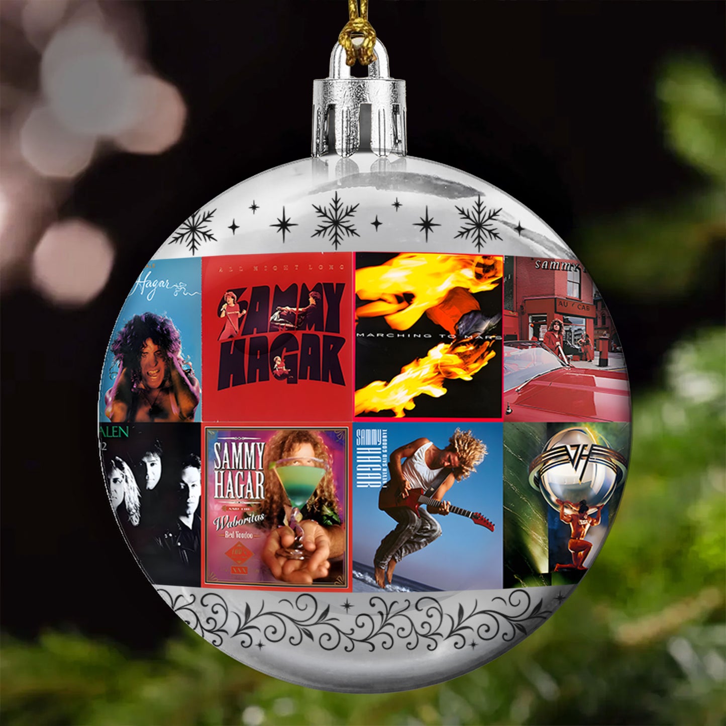 Sammy Hagar Ball Ornament – Rocking the Holidays with the Red Rocker Spirit