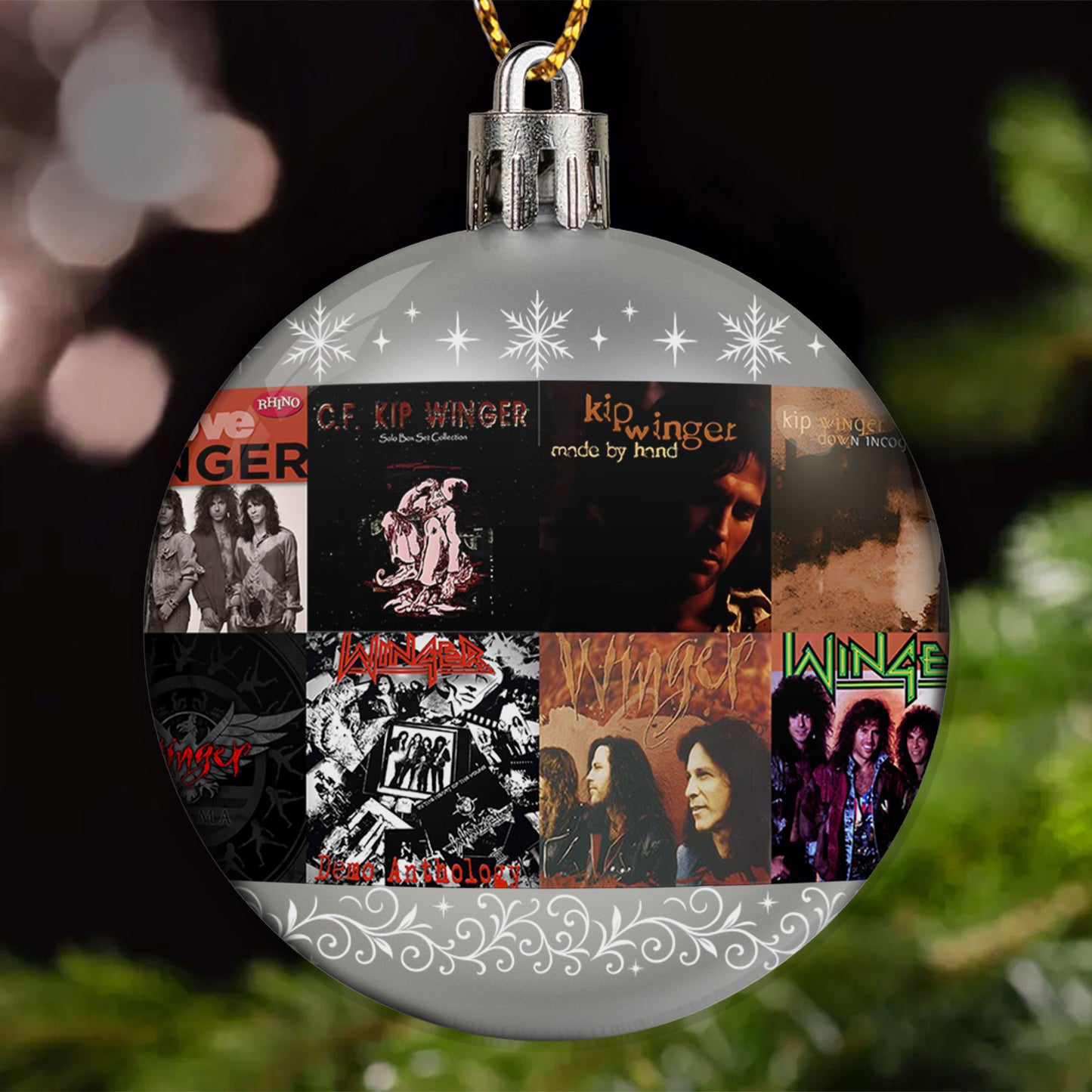 Winger Ball Ornament – Classic Hard Rock Energy
