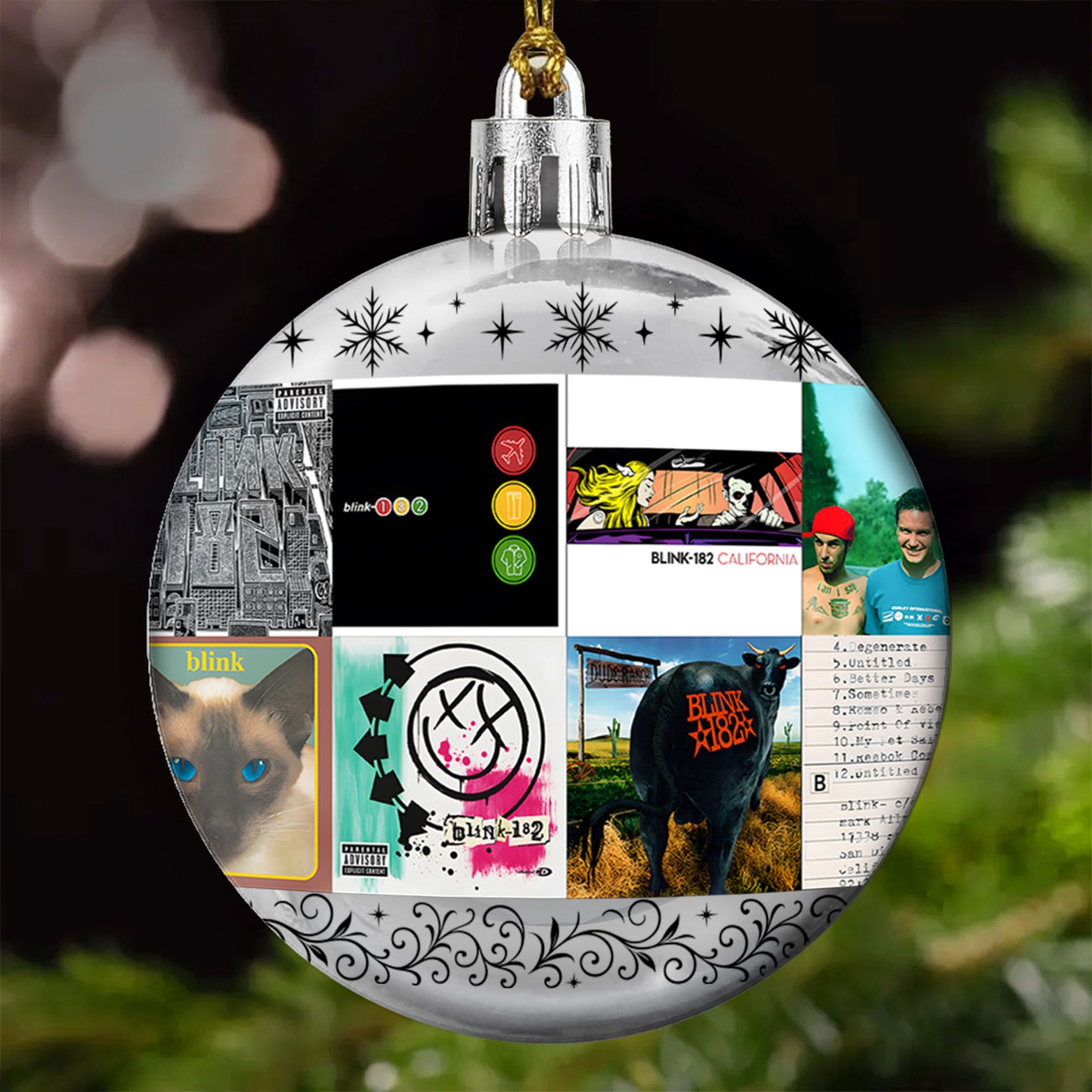 Blink-182 Ball Ornament – A Pop-Punk Holiday for the Young at Heart
