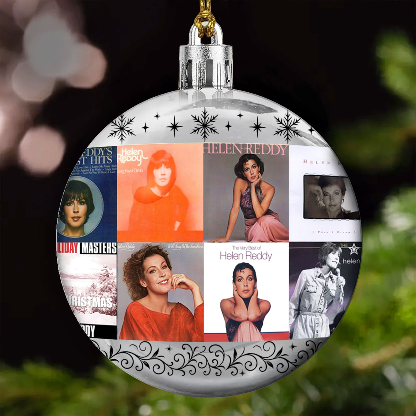 Helen Reddy Ball Ornament – A Touch of Classic Grace for the Holidays