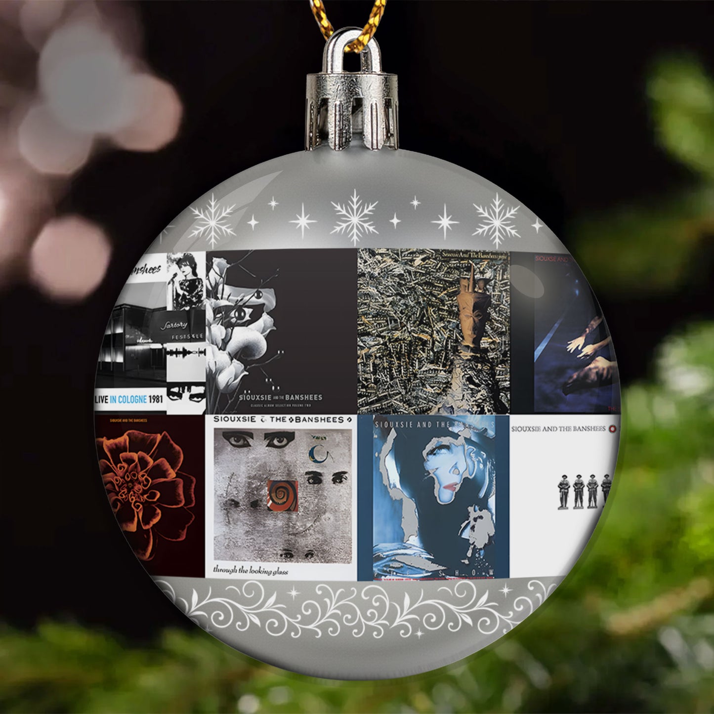 Siouxsie and the Banshees Ball Ornament – Post-Punk Icons
