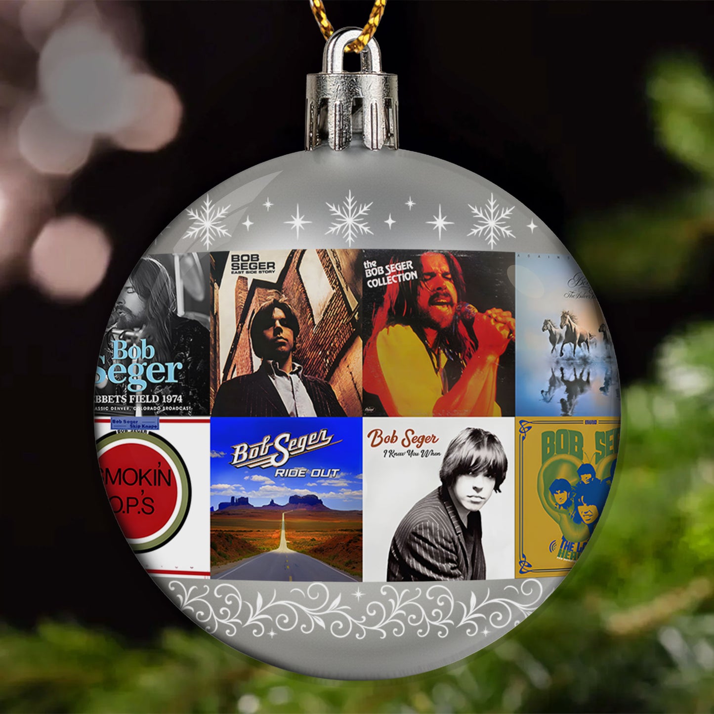 Bob Seger Ball Ornament – Classic Rock Spirit