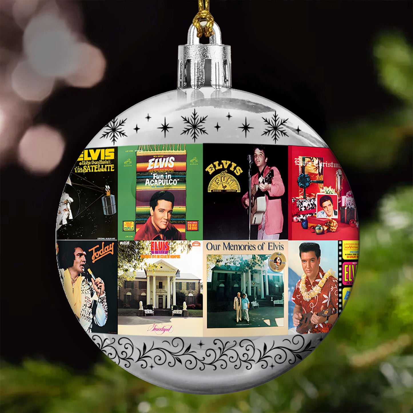 Elvis Presley Ball Ornament – A Rock ’n’ Roll Legend Wrapped in Holiday Spirit