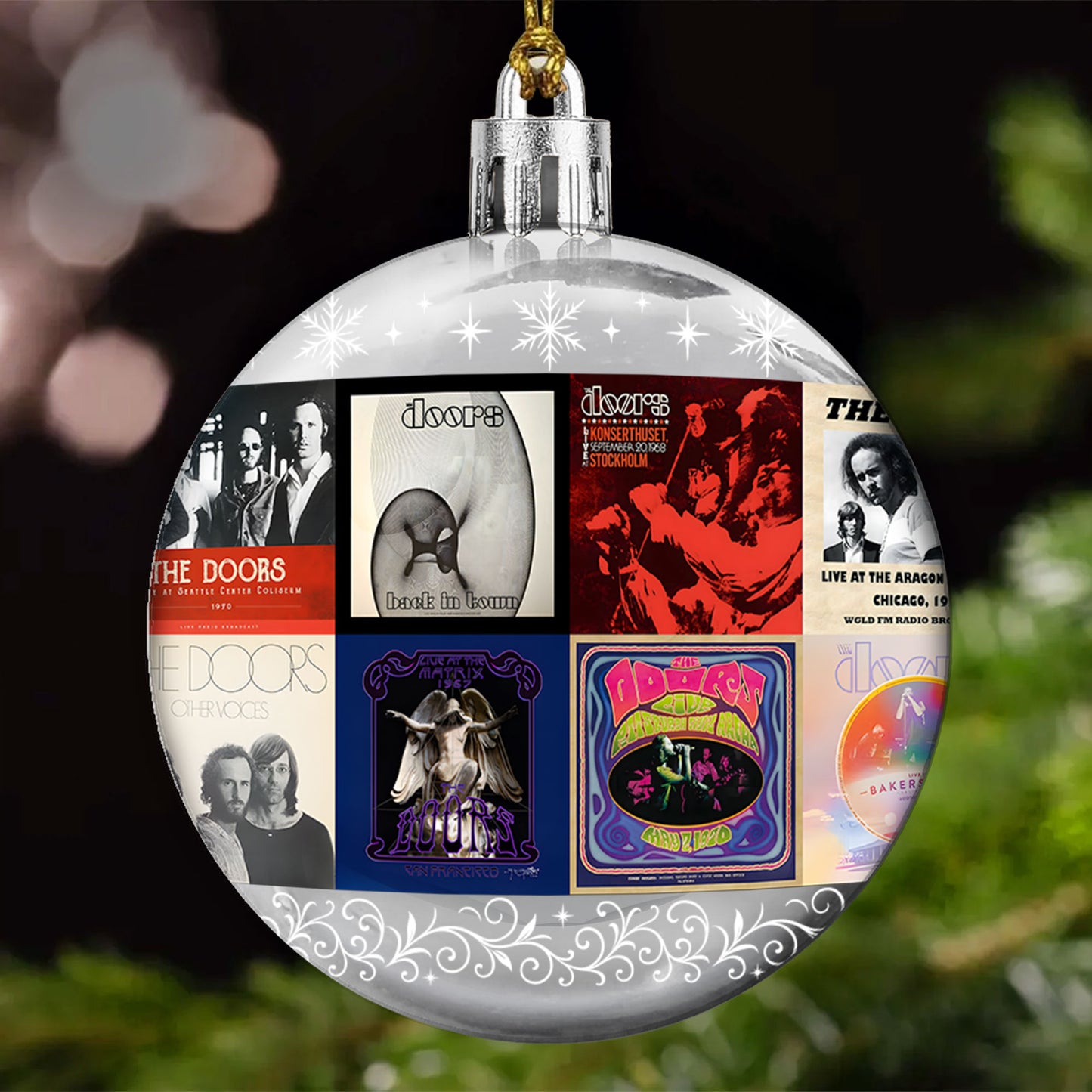 The Doors Ball Ornament – A Psychedelic Tribute to Timeless Rock
