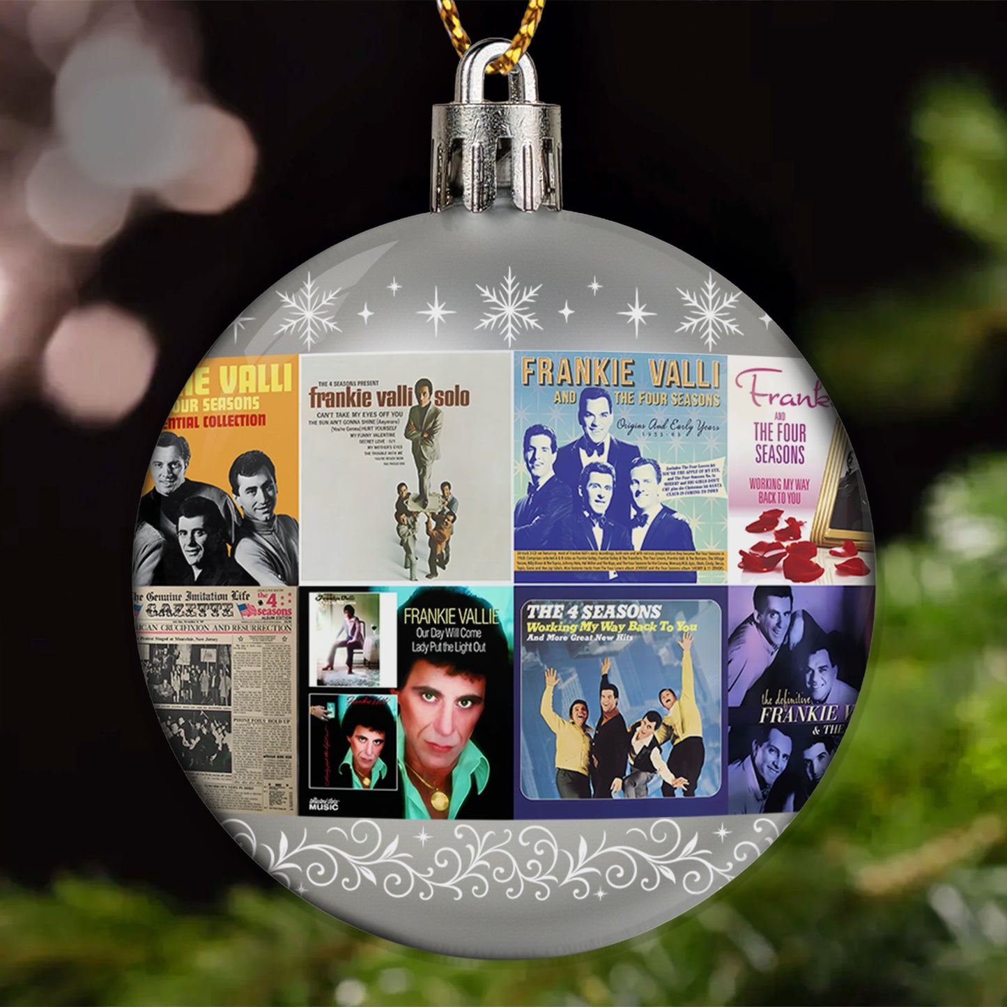 Frankie Valli & The Four Seasons Ball Ornament – Timeless Pop Harmony