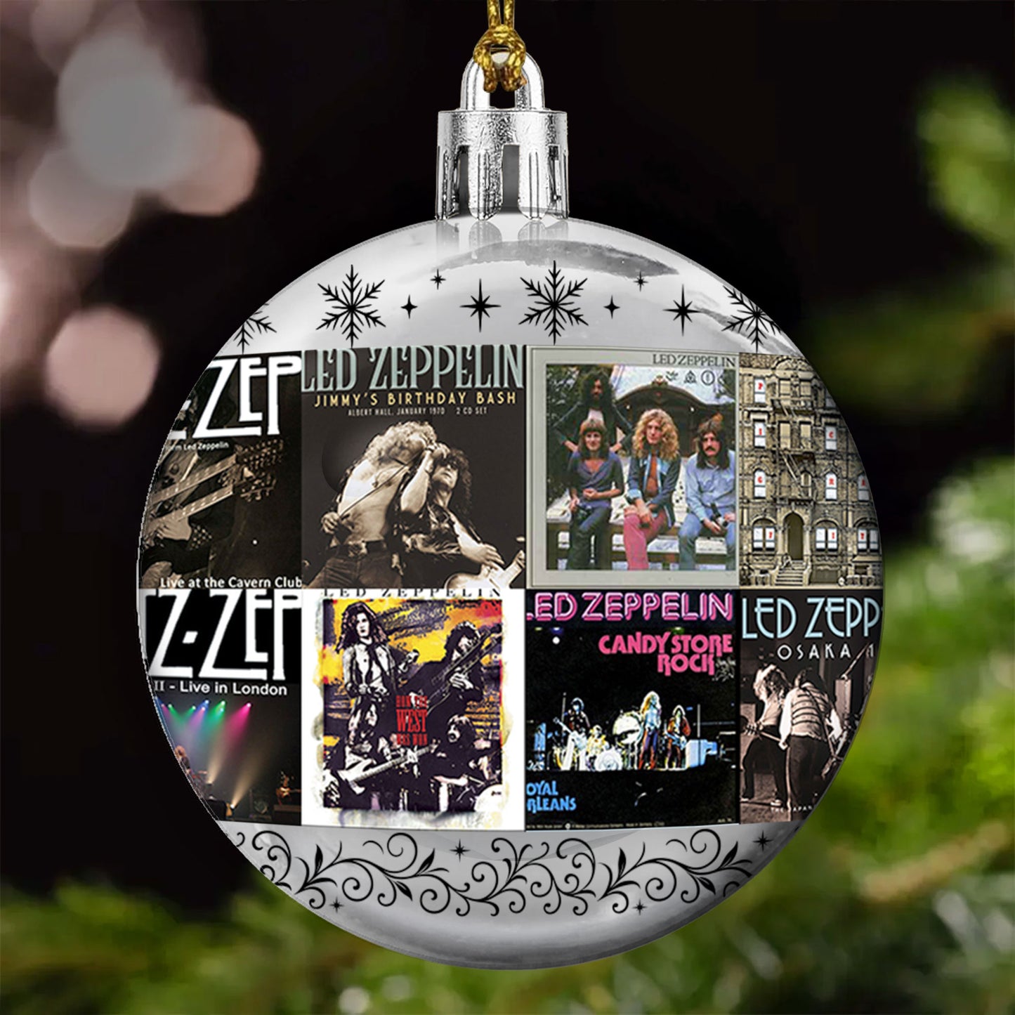 Led Zeppelin Ball Ornament – The Legends of Rock Immortalized
