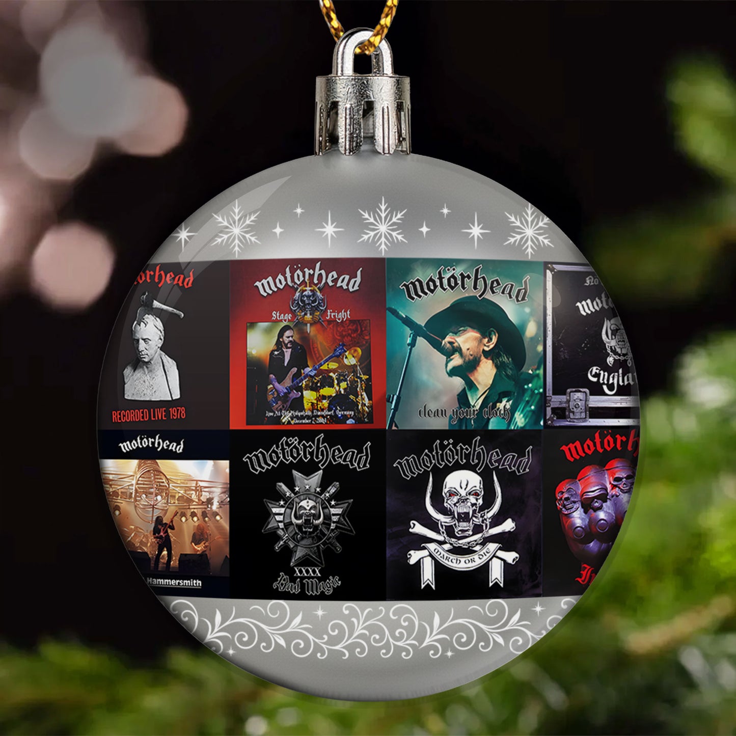Motörhead Ball Ornament – Heavy Metal Legends Collection