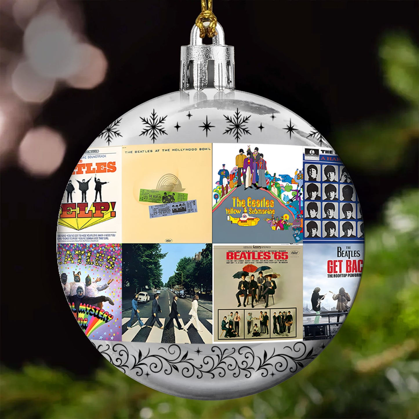 The Beatles Ball Ornament – A Legendary Tribute to Timeless Music