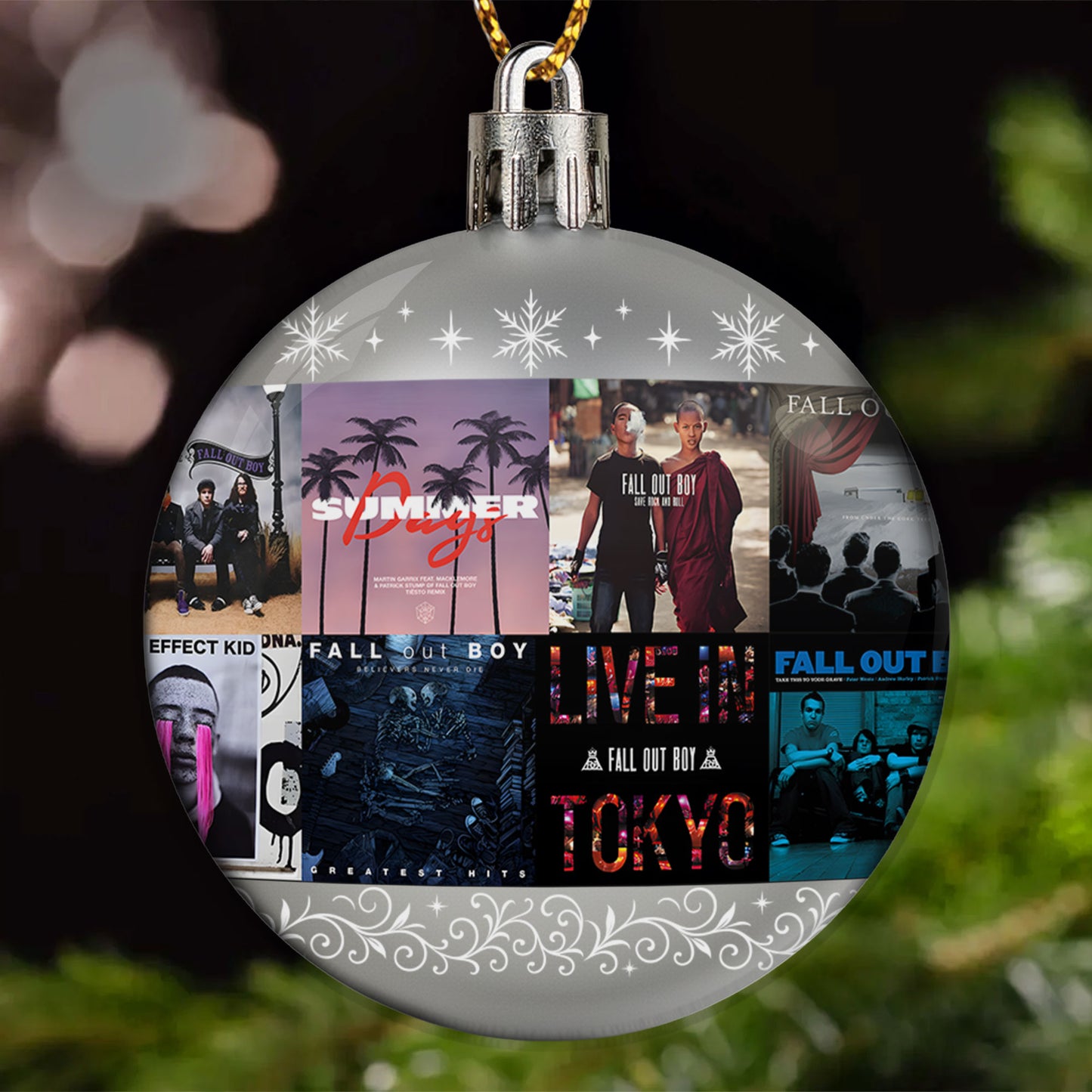Fall Out Boy Ball Ornament – Pop Punk Energy Collection