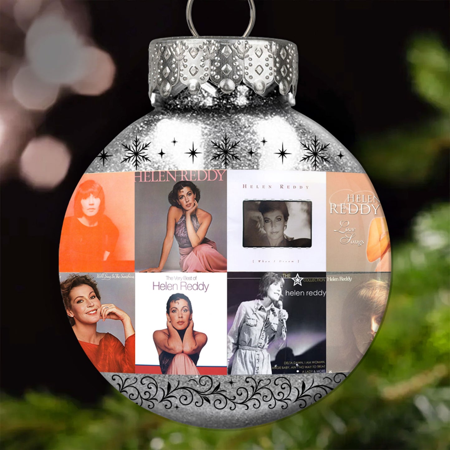 Helen Reddy Ball Ornament – A Touch of Classic Grace for the Holidays