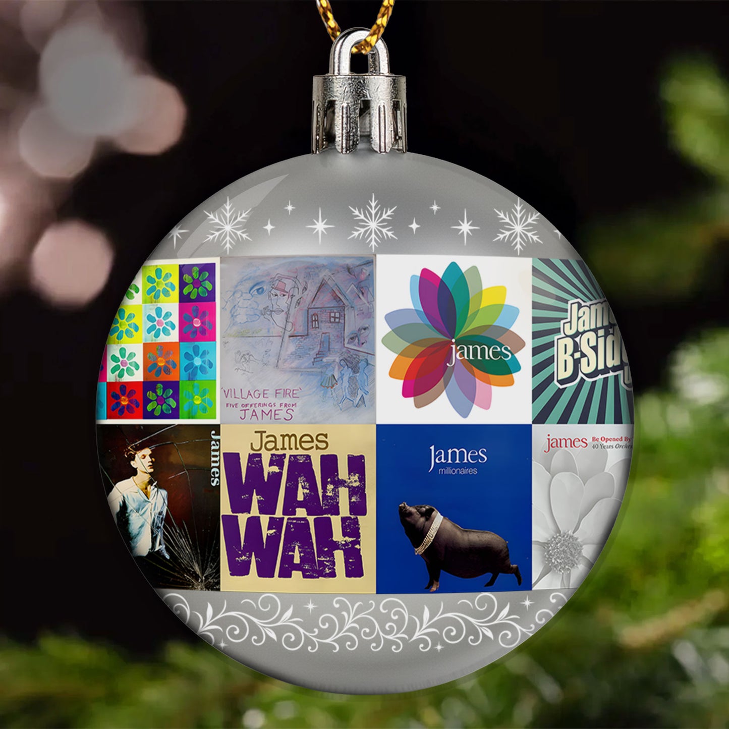 James Band Ball Ornament – Indie Rock Icons Collection