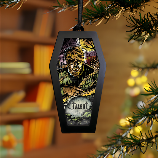 The Wolf Man Talbot Scene – Acrylic & Wood Ornament